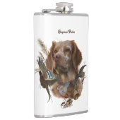 鳥フランスの狩りアート フラスク (右)