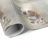 鳥フランスの狩りアート ラッピングペーパー (ロールコーナー)