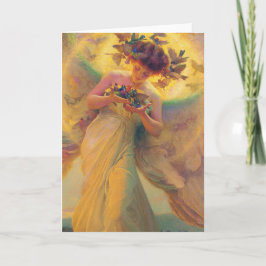 鳥フランツDvorak 1910年の天使 カード