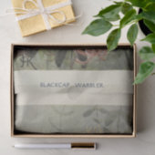 鳥フローラエフェメラデクページヴィンテージウォーブラー 薄葉紙 (ギフト)