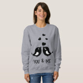 鳥フード付きスウェットシャツ スウェットシャツ (正面フル)