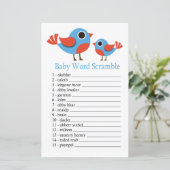 鳥ベビーの単語スクランブルゲーム (スタンド正面)