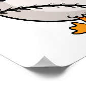 鳥ボールスおもしろいポーツパン ポスター (角)