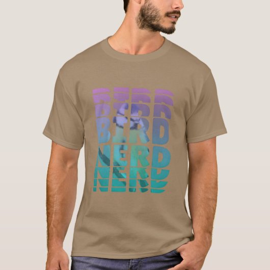 鳥マニア 鳥好き おもしろい Tシャツ (正面)