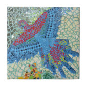 鳥モザイク タイル (正面)