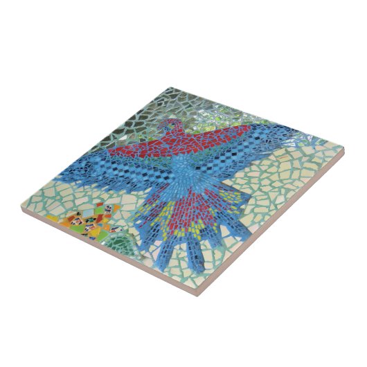 鳥モザイク タイル (側面)