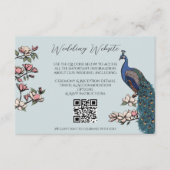 鳥モダンのウェブサイトQRコード エンクロージャーカード (正面)