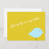 鳥モダンはがき ポストカード (正面/裏面)