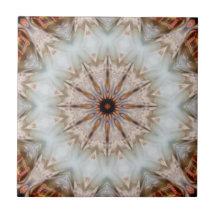 鳥モダン羽の幾何星模様タイル