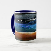 鳥モデル:不機嫌鳥01-01 マグカップ (正面左)