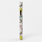 鳥モノグラムのと蝶のパタフェミニンーン Case-Mate iPhoneケース (裏面/右)