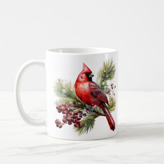 鳥ユニーク好きの土産とインテリア コーヒーマグカップ (左)