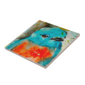 鳥ユニーク水彩陶磁器タイル タイル (側面)