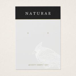 鳥ユニーク芸術的イヤリングジュエリー表示