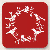 鳥リーススカンジモダンナヴィア コースター (正面)