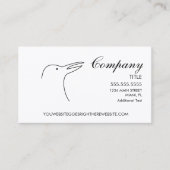 鳥ロゴシンプル名刺 名刺 (正面)