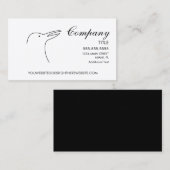 鳥ロゴシンプル名刺 名刺 (正面/裏面)