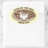 鳥与え道具箱のem 楕円形シール (バッグ)