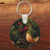 鳥付きキーチェーン キーホルダー (正面)