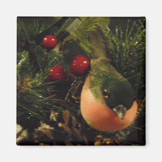 鳥付き磁石 マグネット (正面)