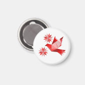鳥付き磁石 マグネット (正面/裏面)