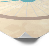 鳥付き自転車 ポスター (角)