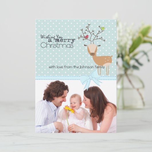 鳥付き鹿 (スタンド正面)