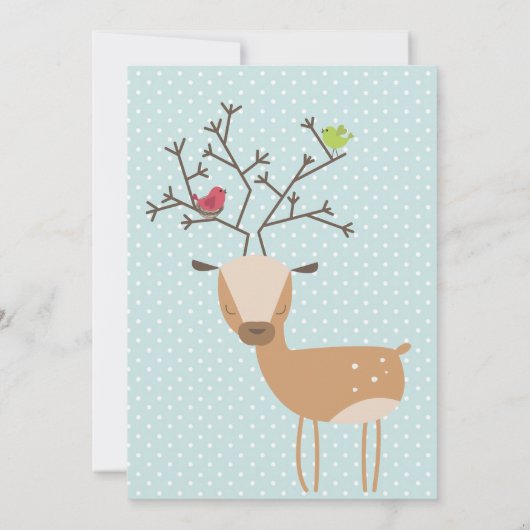 鳥付き鹿 (裏面)