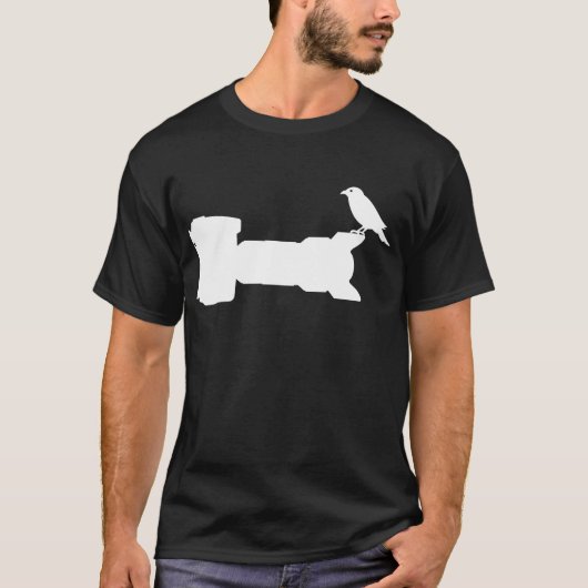 鳥写真カメラマン写真撮影 Tシャツ (正面)