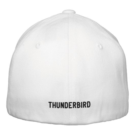 鳥刺しゅう 刺繍入りキャップ (裏面)