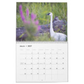 鳥及び開花12か月のカレンダー カレンダー (3月 2027)