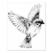 鳥取りフライトヴィンテージラバーアートスタンプ ラバースタンプ (インプリント)