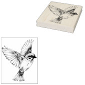 鳥取りフライトヴィンテージラバーアートスタンプ ラバースタンプ (押印)