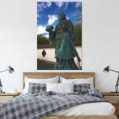 鳥取県湯梨浜市の日津像 キャンバスプリント (インサイチュ (寝室))