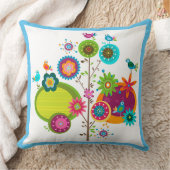 鳥天国 クッション (ブランケット)