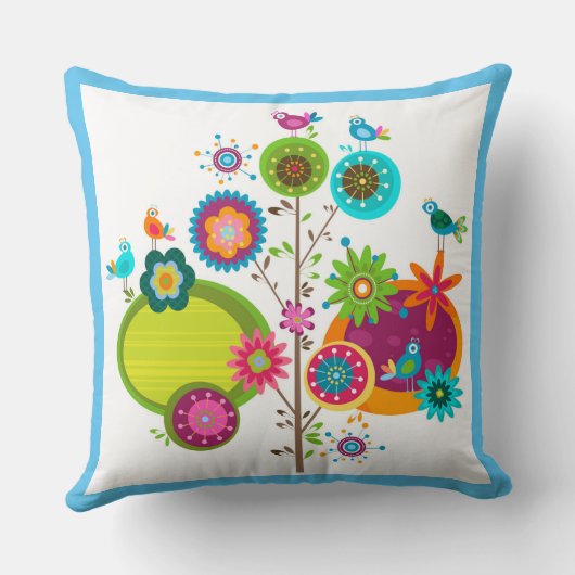 鳥天国 クッション (裏面)