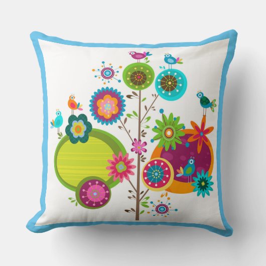 鳥天国 クッション (正面)