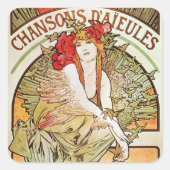 鳥女神 スクエアシール (正面)