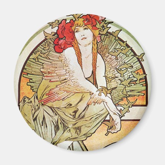 鳥女神 マグネット (正面)