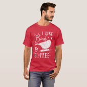 鳥好きさん 鳥見 バードウォッチング ギフト Tシャツ (正面フル)