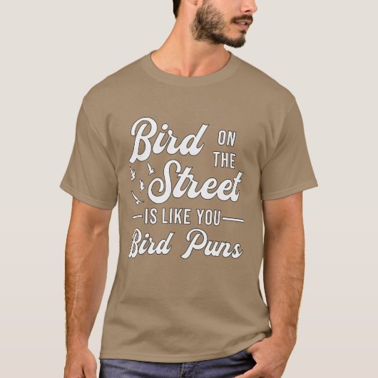 鳥好きのためのバードウォッチング 鳥好き 鳥語 鳥見 Tシャツ (正面)