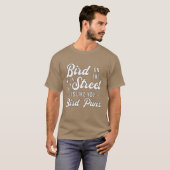 鳥好きのためのバードウォッチング 鳥好き 鳥語 鳥見 Tシャツ (正面フル)