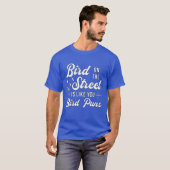 鳥好きのためのバードウォッチング 鳥語 鳥好き バイン Tシャツ (正面フル)
