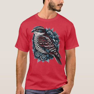 鳥好きのための猛禽類ハイタカ f tシャツ