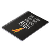 鳥好きの少年に最適なギフト  鳥観察 子供のための鳥学 ノートブック (左側)