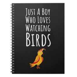 鳥好きの少年に最適なギフト  鳥観察 子供のための鳥学 ノートブック