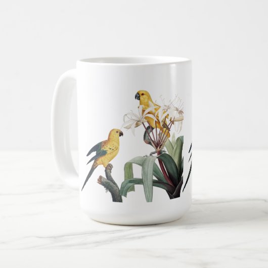 鳥好きマグカップ コーヒーマグカップ (正面左)