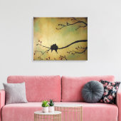 鳥好き キャンバスプリント (インサイチュ (リビング))