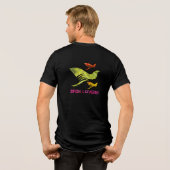 鳥好き トライブレンドTシャツ (裏面全面)