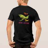 鳥好き トライブレンドTシャツ (裏面)
